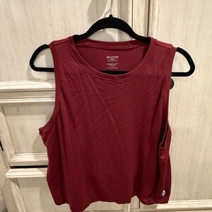 Peloton Seamless Muscle Tank Size XL/XXL Red Grape